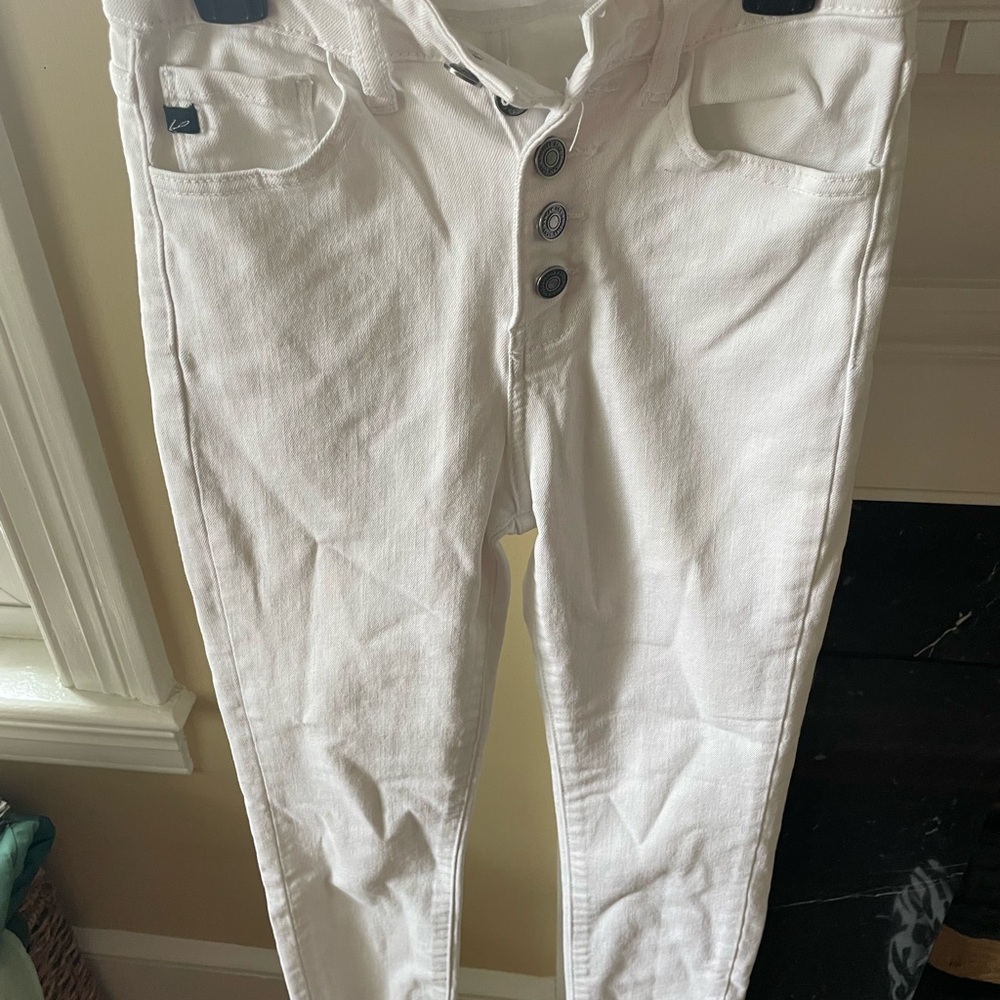 KanCan Women's Skinny Jeans in White